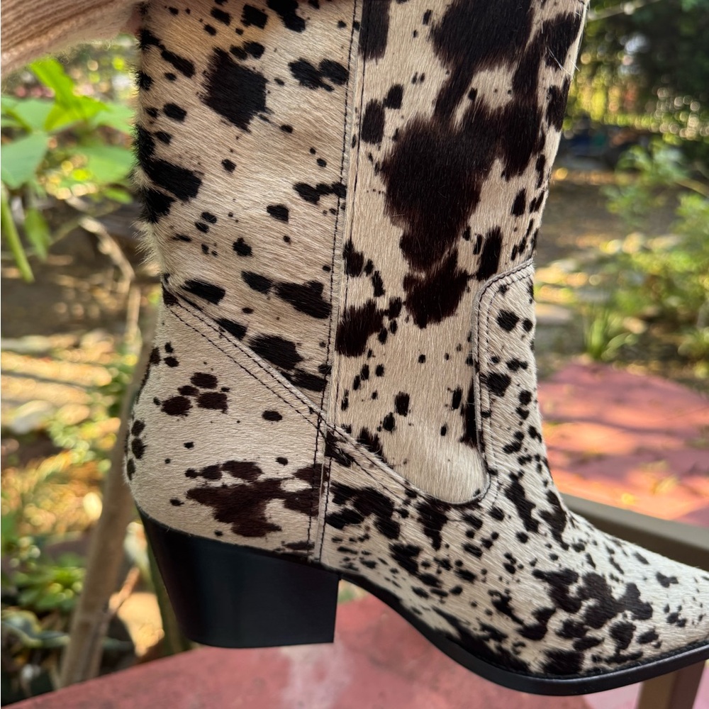 NEW STAUD June Calf Hair Ankle Boots - Picture 7 of 10